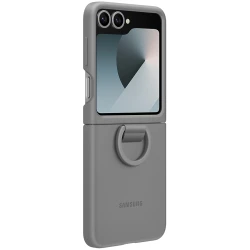 Samsung Galaxy Z Flip6 Silicone Case Gray - thumbnail 4