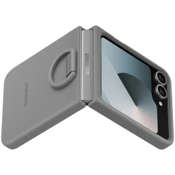 Samsung Galaxy Z Flip6 Silicone Case Gray - thumbnail 5