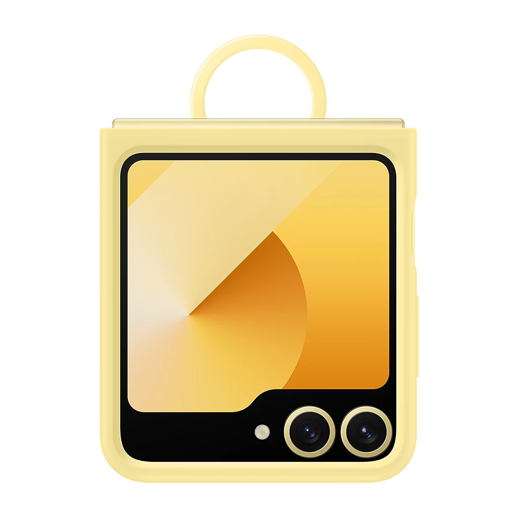 Samsung Galaxy Z Flip6 Silicone Case Yellow - image 1