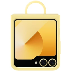 Samsung Galaxy Z Flip6 Silicone Case Yellow - thumbnail 1