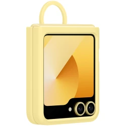 Samsung Galaxy Z Flip6 Silicone Case Yellow - thumbnail 3