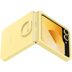 Samsung Galaxy Z Flip6 Silicone Case Yellow - thumbnail 5