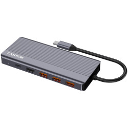 CANYON hub DS-16 13in1 4k USB-C Grey - thumbnail 3