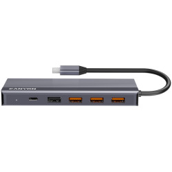 CANYON hub DS-16 13in1 4k USB-C Grey - thumbnail 4