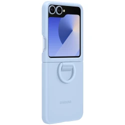 Samsung Galaxy Z Flip6 Silicone Case Blue - thumbnail 3