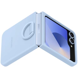 Samsung Galaxy Z Flip6 Silicone Case Blue - thumbnail 4