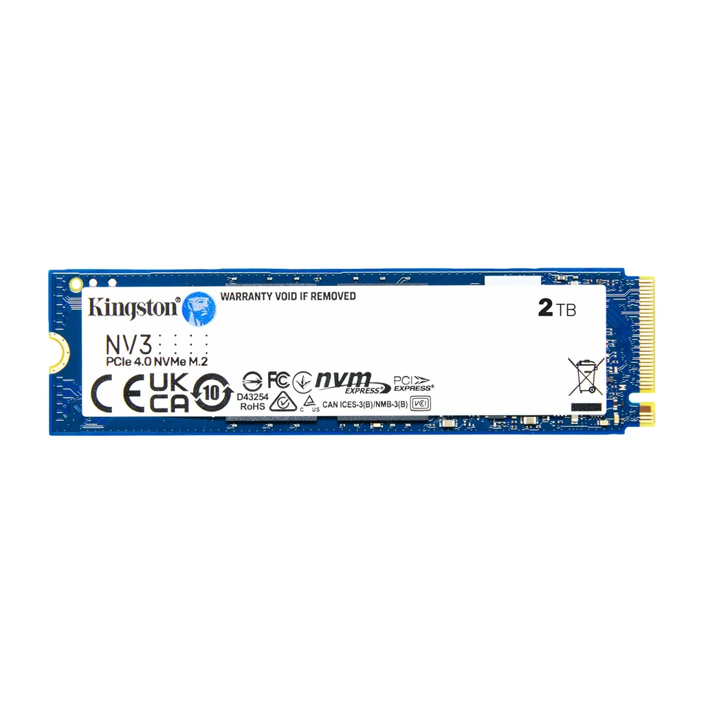 Kingston SSD 2TB NV3 M.2 2280 PCIe 4.0 NVMe SSD  EAN: 740617344783 - image 1