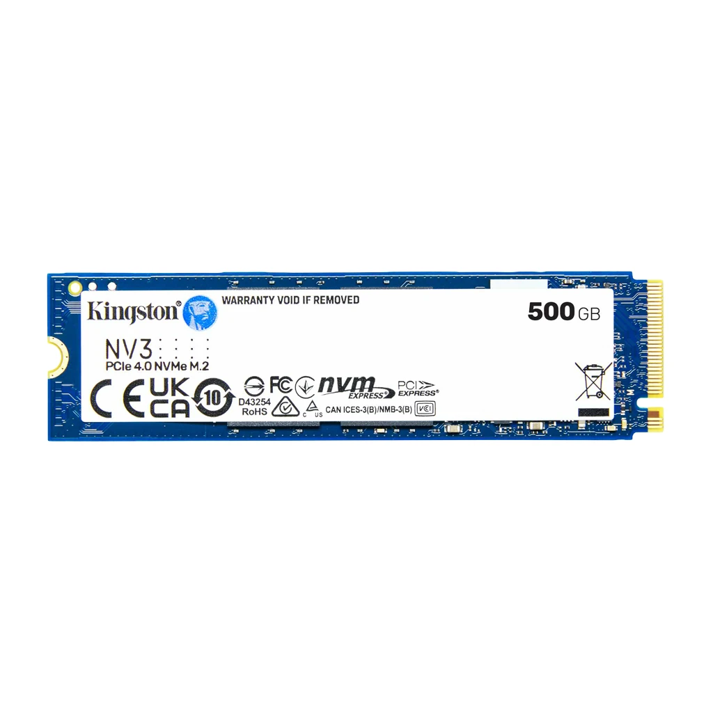 Kingston SSD 500GB NV3 M.2 2280 PCIe 4.0 NVMe SSD  EAN: 740617344806 - image 1