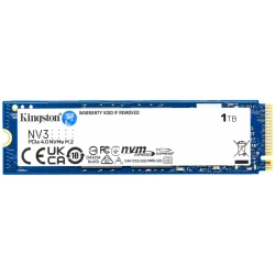 Kingston SSD 1TB NV3 M.2 2280 PCIe 4.0 NVMe SSD  EAN: 740617344790 - thumbnail 1