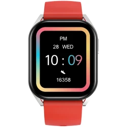 CANYON smart watch Chatter SW-58 BT-CALL Silver Red - thumbnail 1