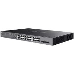 TP-Link SG3428MP Omada 28-Port Gigabit L2+ Managed Switch with 24× Gigabit 802.3af/at PoE+ ports and - thumbnail 2