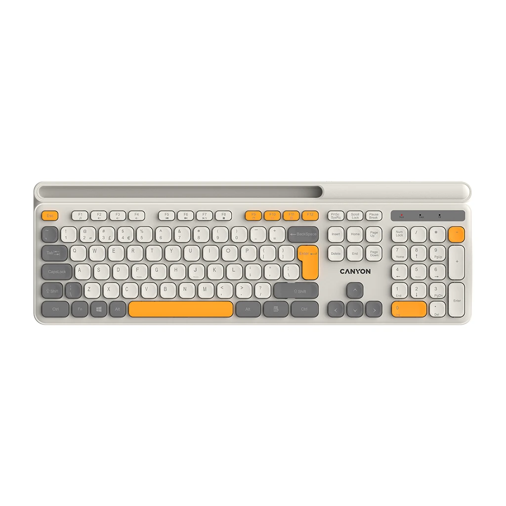 CANYON keyboard HKB-W03 EN/AD AAA Wireless Beige - image 1