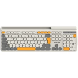 CANYON keyboard HKB-W03 EN/AD AAA Wireless Beige - thumbnail 1