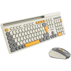 CANYON HSET-W5 EN/AD Keyboard+Mouse AAA+AA Wireless Beige - thumbnail 4