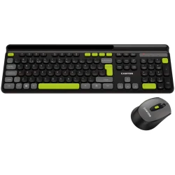 CANYON HSET-W5 EN/AD Keyboard+Mouse AAA+AA Wireless Black - thumbnail 2