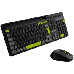 CANYON HSET-W5 EN/AD Keyboard+Mouse AAA+AA Wireless Black - thumbnail 4