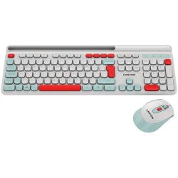 CANYON HSET-W5 EN/AD Keyboard+Mouse AAA+AA Wireless White - thumbnail 2