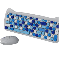 CANYON HSET-W6 EN/AD Keyboard+Mouse Kitty Edition AAA+АА Wireless Blue - thumbnail 3