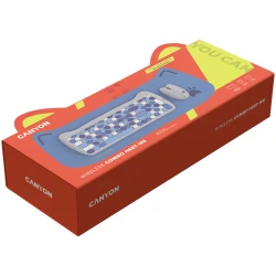 CANYON HSET-W6 EN/AD Keyboard+Mouse Kitty Edition AAA+АА Wireless Blue - thumbnail 6