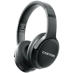 CANYON Slušalice OnRiff 4 Black - Žičane, Stereo, 3.5mm utičnica, Mikrofon, Kontrolna dugmad - thumbnail 1