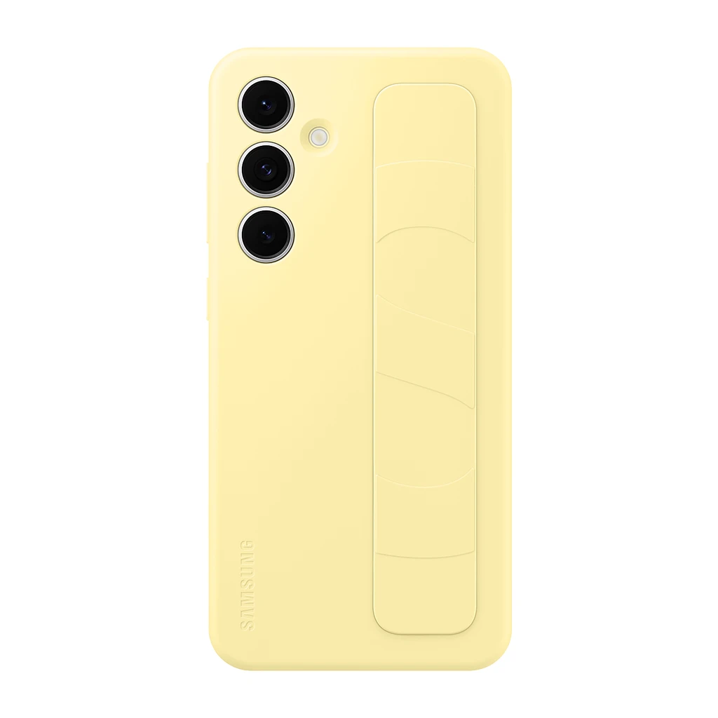 Samsung Galaxy S24 FE Standing Grip Case Yellow - Zaštita i Praktičnost - image 1