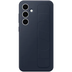 Samsung Galaxy S24 FE Standing Grip Case Blue Black - Zaštitite svoj telefon i ojačajte prijemčivost - thumbnail 1