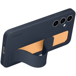 Samsung Galaxy S24 FE Standing Grip Case Blue Black - Zaštitite svoj telefon i ojačajte prijemčivost - thumbnail 2
