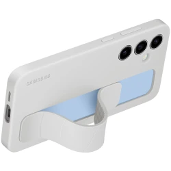 Samsung Galaxy S24 FE Standing Grip Case Gray - Savršena zaštita i ergonomski dizajn - thumbnail 2