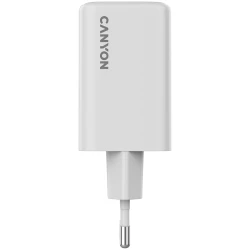 CANYON charger CU65ACC GaN 65W 2xPD 1xQC EU White - thumbnail 2