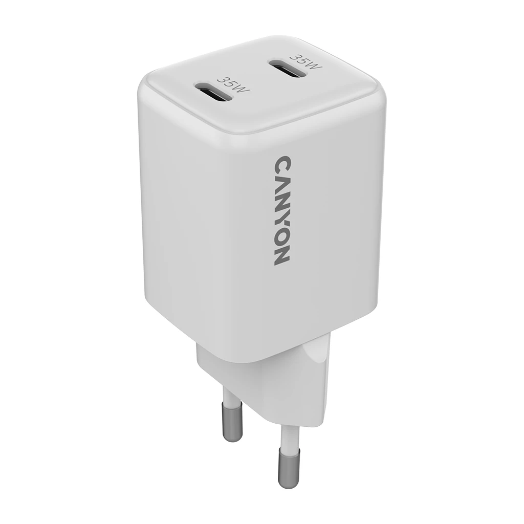 CANYON charger CU35CC GaN 35W 2xPD EU White - image 1