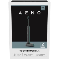 AENO Sonic Electric Toothbrush DB6: Black 5 modes wireless charging 46000rpm 40 days without charging - thumbnail 4