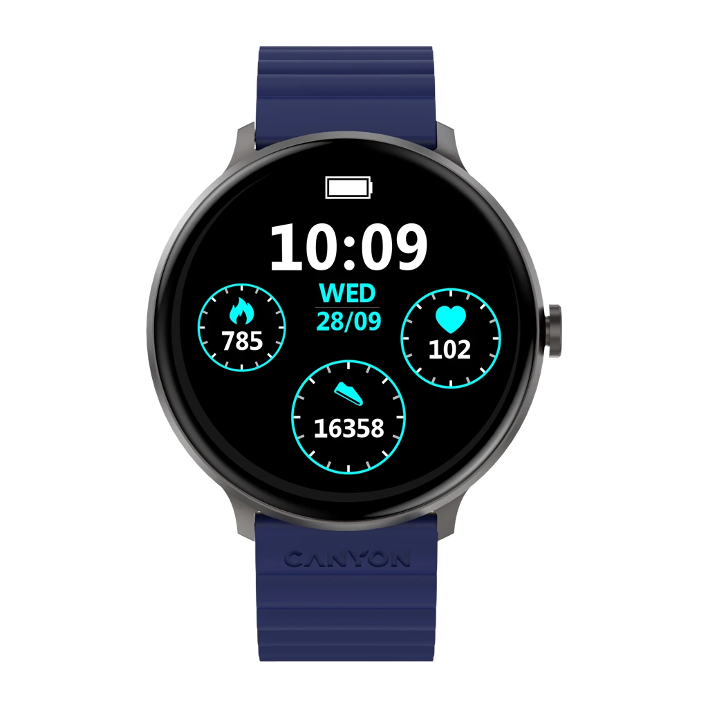 CANYON Smart Watch Jacky SW-69 Plavo-Žuti - Živopisan, Multifunkcionalni Pametni Sat - image 1