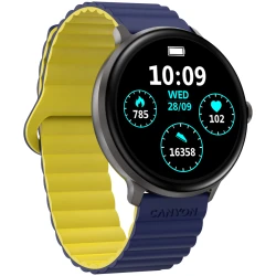 CANYON Smart Watch Jacky SW-69 Plavo-Žuti - Živopisan, Multifunkcionalni Pametni Sat - thumbnail 3
