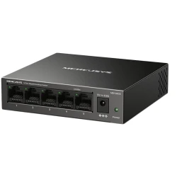 Mercusys 5-Port Gigabit Desktop Switch MS105GS Energetski Efikasan, Plug and Play, Montaža na Zid - thumbnail 2