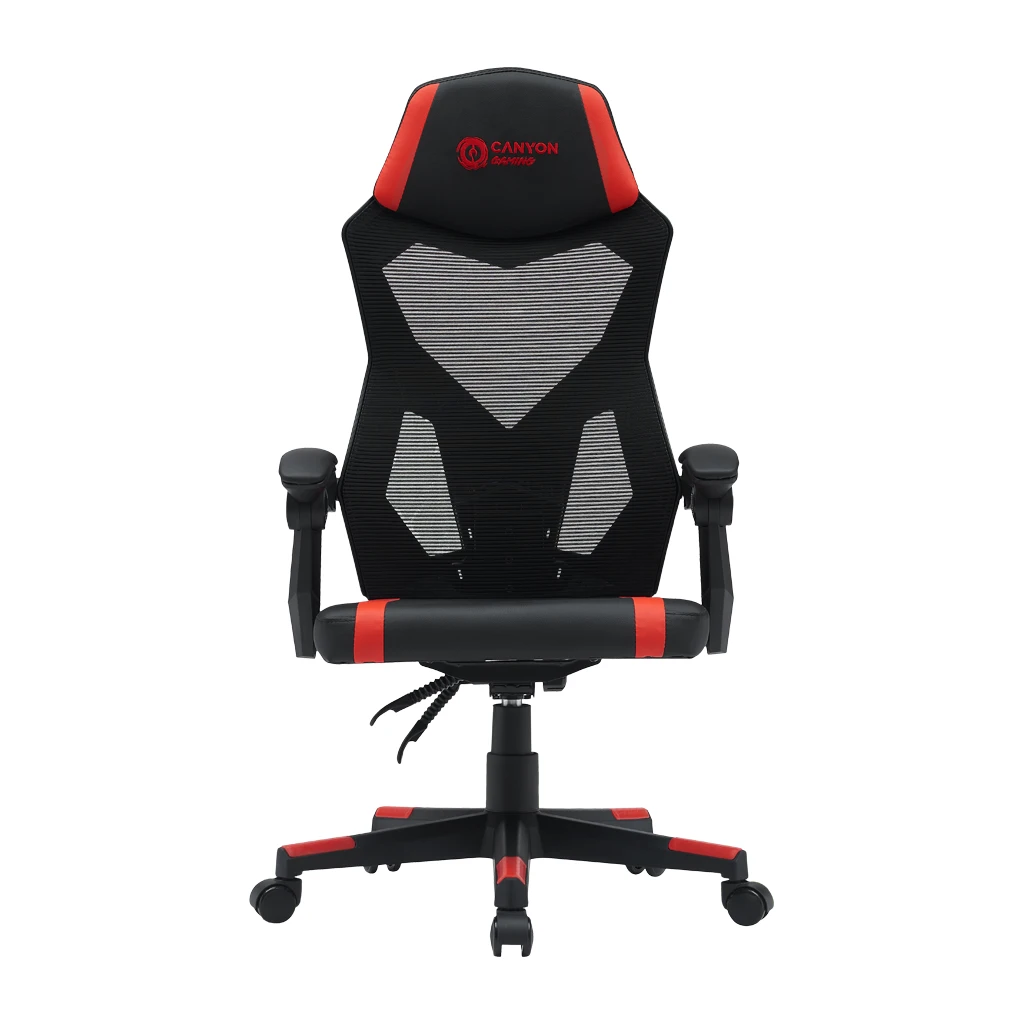 CANYON gaming chair Flow MCH01 Mesh Black Red - image 1