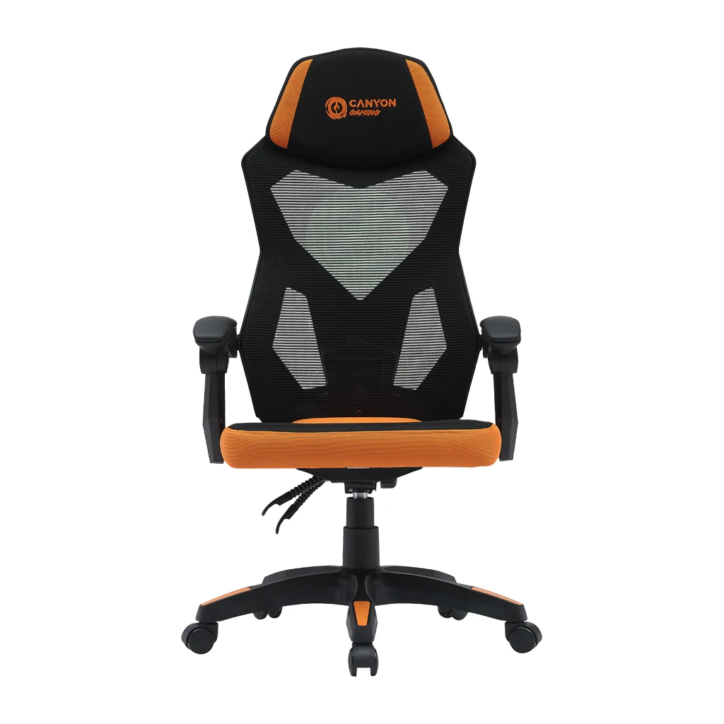 CANYON Gaming Stolica Wave MCH02 - Mrežasta, Crno-Narandžasta, Ergonomska - image 1