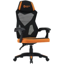 CANYON Gaming Stolica Wave MCH02 - Mrežasta, Crno-Narandžasta, Ergonomska - thumbnail 2