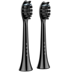 AENO Replacement toothbrush heads Black Dupont bristles 2pcs in set for ADB0004/ADB0006 and ADB0003/ADB0005 - thumbnail 1