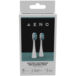 AENO Replacement toothbrush heads White Dupont bristles 2pcs in set for ADB0001S/ADB0002S - thumbnail 2