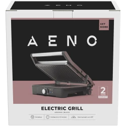 AENO Electric Grill EG2: 2000W Temperature regulation Max opening angle -180° Plate size 290*234mm - thumbnail 5