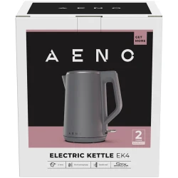 AENO Electric Kettle EK4: 1850-2200W 1.5L Strix Double-walls Non-heating body Auto Power Off Dry tank - thumbnail 4