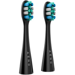AENO Replacement toothbrush heads Black Dupont bristles 2pcs in set for ADB0002S/ADB0001S - thumbnail 1