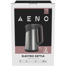 AENO Electric Kettle EK3: 1850-2200W 1.7L Strix Double-walls Non-heating body Auto Power Off Dry tank - thumbnail 3