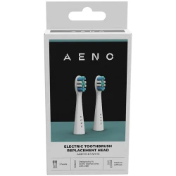 AENO Replacement toothbrush heads White Dupont bristles 2pcs in set for ADB0007/ADB0008 - thumbnail 2