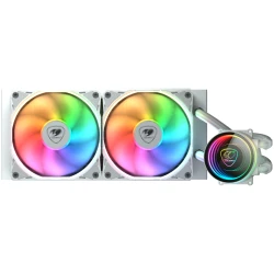 COUGAR AIO Liquid Cooling Poseidon Elite ARGB 240 White - thumbnail 1