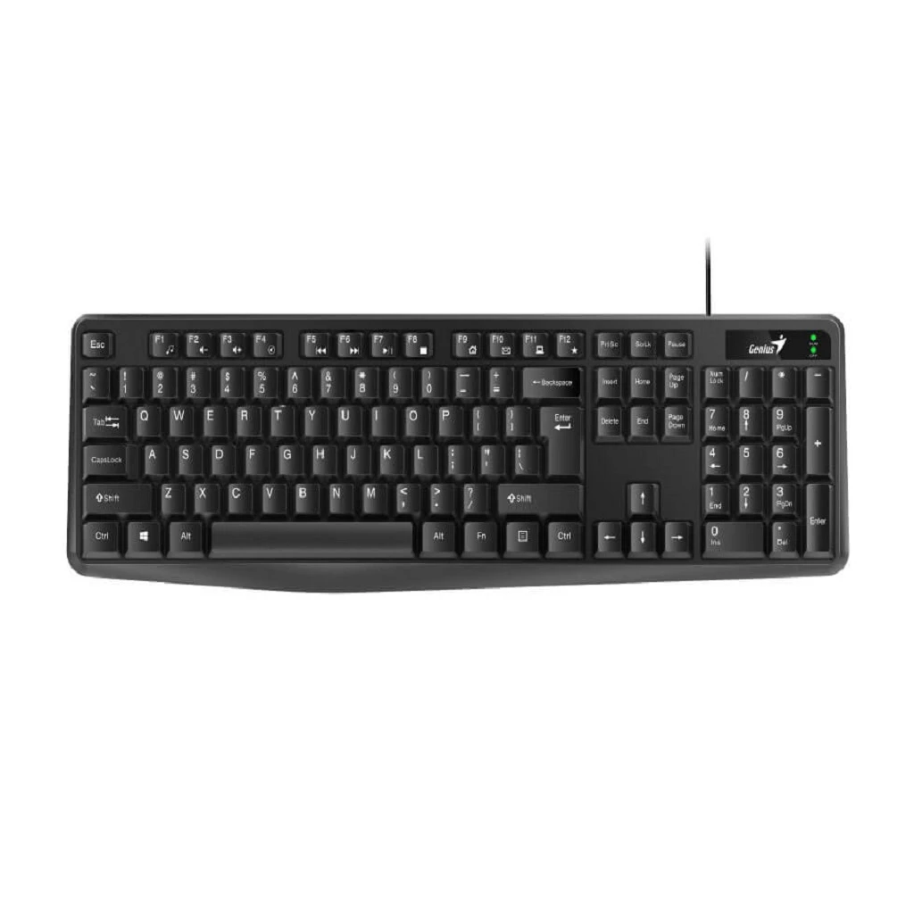 Genius žičana tastatura KB-117 , dužina kabla 1,4 m,crna boja, USB konektor, BiH layout - image 1