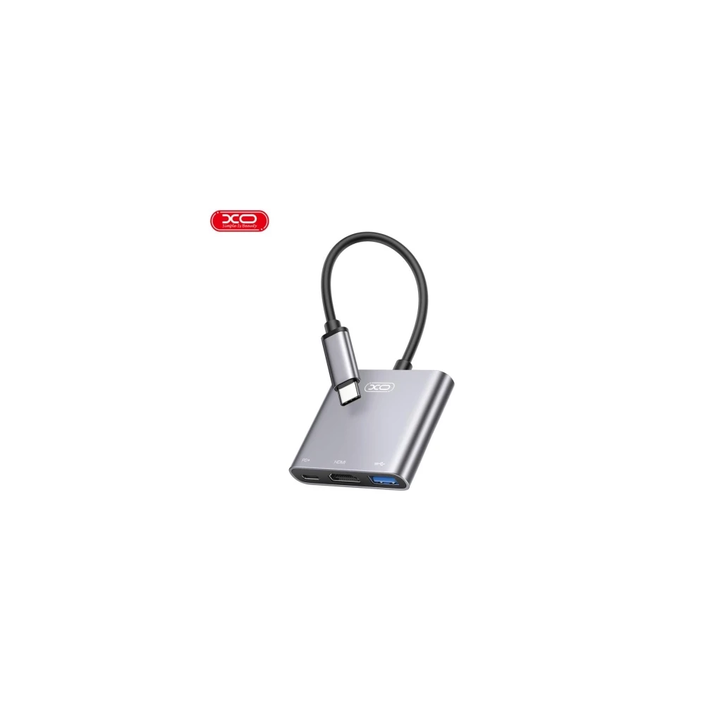 XO HUB011 USB Type-C Multi-hub 3in1 - image 1