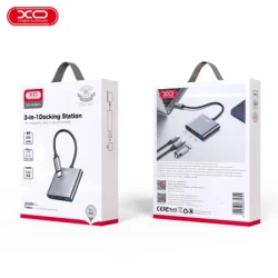 XO HUB011 USB Type-C Multi-hub 3in1 - thumbnail 2