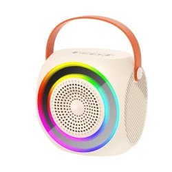 XO Bluetooth Speaker Dazzling + Karaoke MIC F42 White - thumbnail 2
