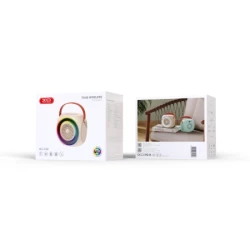 XO Bluetooth Speaker Dazzling + Karaoke MIC F42 White - thumbnail 3